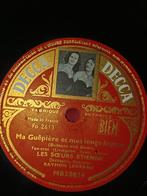 78 toeren plaat les soeurs Etienne, CD & DVD, Vinyles | Autres Vinyles, Envoi, Comme neuf