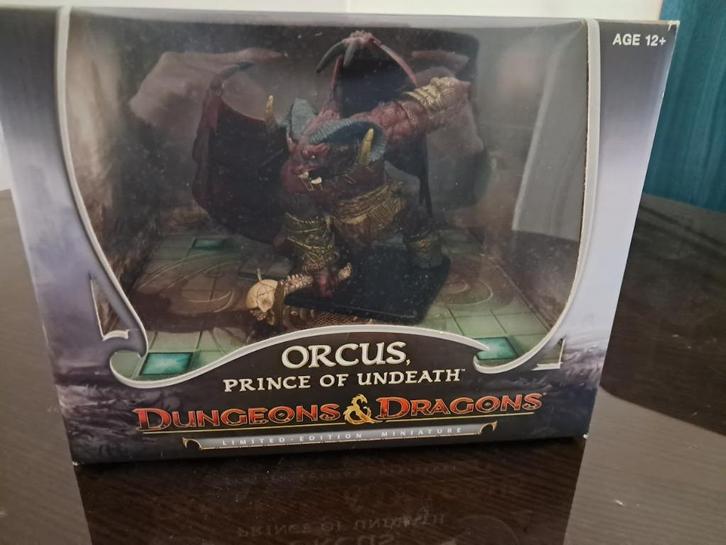 Orcus Prince of Undeath gelimiteerde miniatuur, Verzamelen, Beelden en Beeldjes, Zo goed als nieuw, Fantasy, Ophalen