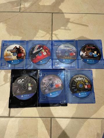Per eenheid of lot - 7 games op CD voor Playstation 4 (PS4) beschikbaar voor biedingen
