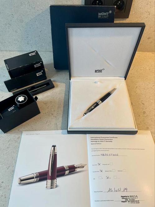 STYLO PLUME MONTBLANC JOHN F. KENNEDY EDITION SPÉCIALE, Verzamelen, Pennenverzamelingen, Nieuw, Vulpen, Ophalen