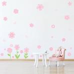 Kinder muursticker Meisje Bloemen 30un Covers 4.8m², Kinderen en Baby's, Kinderkamer | Inrichting en Decoratie, Nieuw, Wanddecoratie
