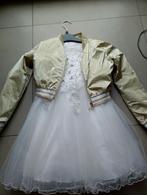 Kleedje Pretty Baby 128 met vestje Diamante Blu 140, Kinderen en Baby's, Ophalen of Verzenden, Zo goed als nieuw, Meisje, Jurk of Rok