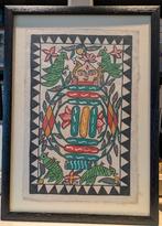 Peinture de Mithila Krishna, Enlèvement ou Envoi