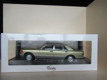 I Scale - Mercedes Benz S-klasse (1985) 1:18 - Mint in box beschikbaar voor biedingen