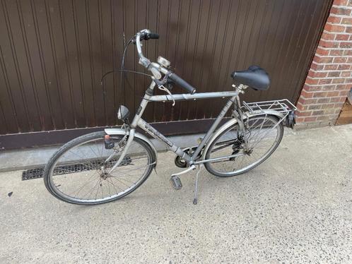 Herenfiets, Fietsen en Brommers, Fietsen | Heren | Herenfietsen, Gebruikt, Overige merken, 65 cm of meer, Versnellingen, Ophalen