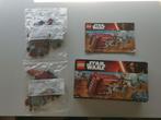 Lego star wars Rey's speeder; 75099, Kinderen en Baby's, Ophalen of Verzenden, Gebruikt, Lego