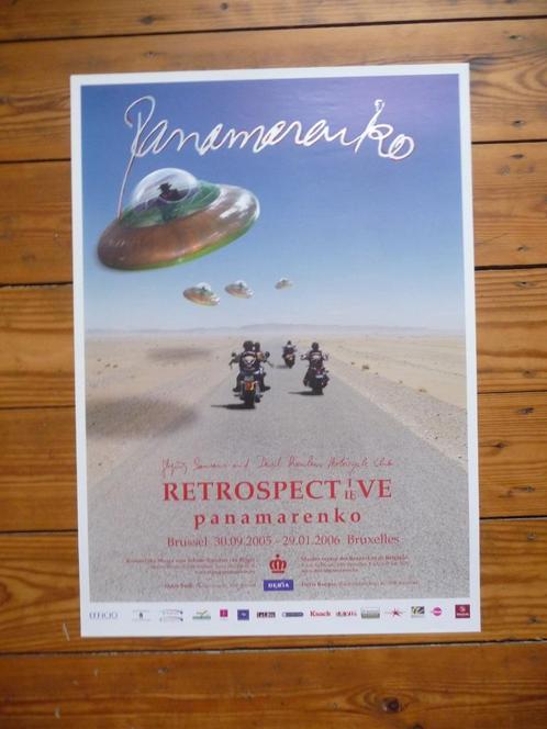 PANAMARENKO ; AFFICHE KMSK BRUSSEL, Antiek en Kunst, Kunst | Litho's en Zeefdrukken, Ophalen of Verzenden