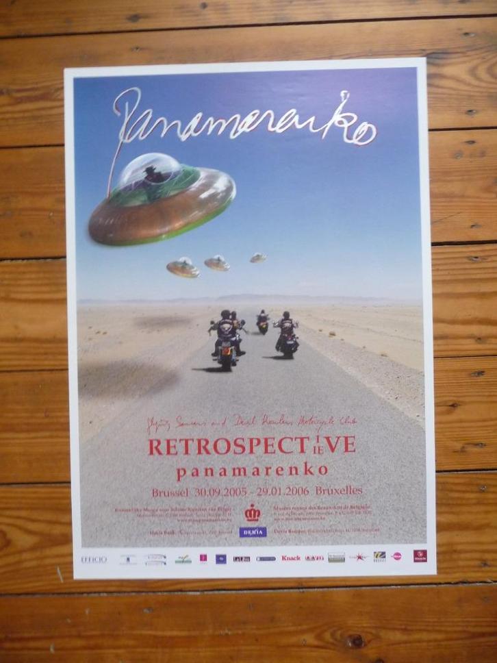 PANAMARENKO ; AFFICHE KMSK BRUSSEL, Antiek en Kunst, Kunst | Litho's en Zeefdrukken, Ophalen of Verzenden