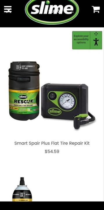 Reparatieset voor lekke banden — Slime Smart Spair Plus (nie beschikbaar voor biedingen