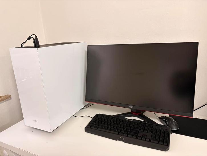 Krachtige Gaming / Allround PC – Windows 11 Pro, Computers en Software, Desktop Pc's, 4 Ghz of meer, HDD, SSD, 16 GB, Met videokaart