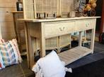 oude eiken sidetable, Huis en Inrichting, Ophalen, 100 tot 150 cm, Eikenhout, Nieuw