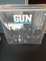 lp - gun - taking on the world - bak 10, Ophalen of Verzenden, Gebruikt