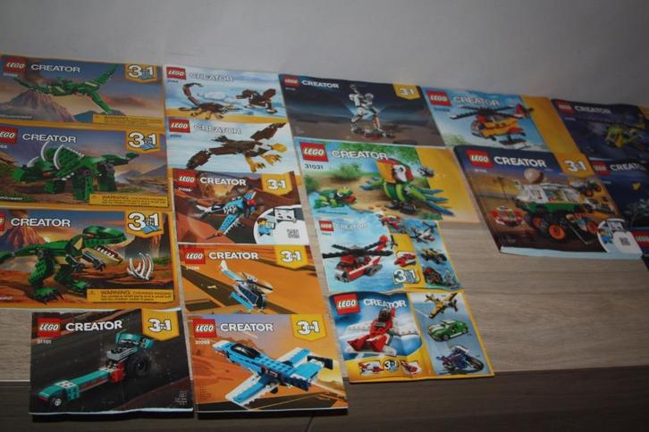 boekjes Lego Creator varia , per stuk te koop, Kinderen en Baby's, Speelgoed | Duplo en Lego, Gebruikt, Lego, Ophalen of Verzenden