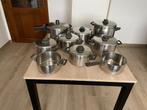 kookpotten set, Maison & Meubles, Cuisine | Casseroles & Poêles, Autres types, Inox, Enlèvement, Utilisé