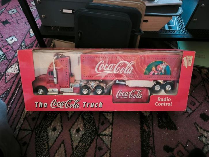 Coca cCola Truck met licht 45 cm. Lees beschrijving.plastic, Verzamelen, Overige Verzamelen, Gebruikt, Ophalen of Verzenden