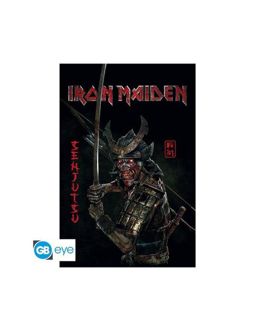 Iron Maiden - Poster Maxi (91.5x61cm) - Senjutsu, Verzamelen, Posters, Nieuw, Muziek, Deurposter of groter, Vierkant, Verzenden