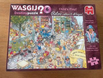 Puzzel Wasgij? 6 Destiny puzzle - Childs play! beschikbaar voor biedingen