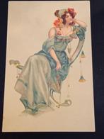 Postkaart art nouveau, Ophalen of Verzenden, Voor 1920, Ongelopen, Klederdracht