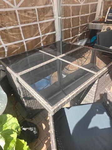 Tuinset TecTake Tafel 3 stoelen beschikbaar voor biedingen