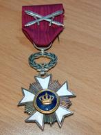 Armée belge ABBL ordre de la couronne avec glaive, Collections, Enlèvement ou Envoi