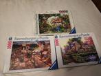 A vendre : différents puzzles Ravenburger 1000 pièces, Enlèvement, 500 à 1500 pièces, Comme neuf, Puzzle
