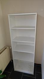Stevig wit rek, Ophalen, Met plank(en), Gebruikt, Overige materialen