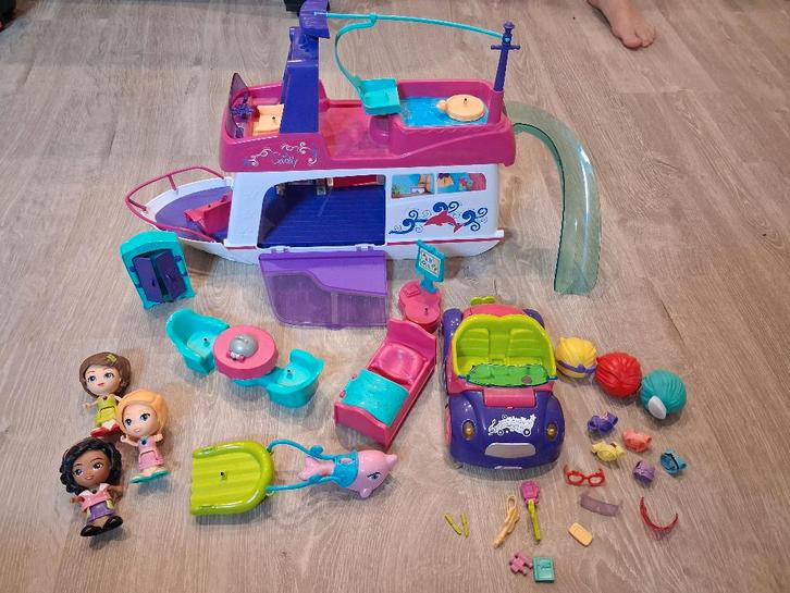 Vtech boot en auto met poppetjes, Kinderen en Baby's, Speelgoed | Vtech, Zo goed als nieuw, 4 tot 6 jaar, Ophalen