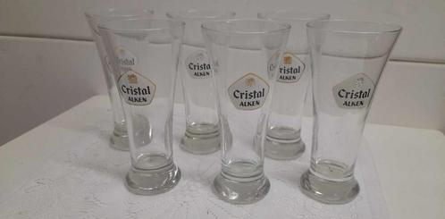 Diverse bierglazen Cristal Alken, tuborg, speciaal 1900, Verzamelen, Glas en Drinkglazen, Zo goed als nieuw, Bierglas, Ophalen of Verzenden