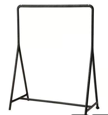 Kledingrek zwart 117cm x 59 cm (3 stuks) beschikbaar voor biedingen