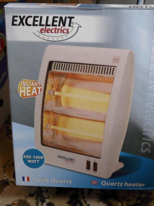 "Excellent electrics"  Quartz  verwarmingsstraler, Huis en Inrichting, Kachels, Nieuw, Vrijstaand, Overige soorten, Elektrisch