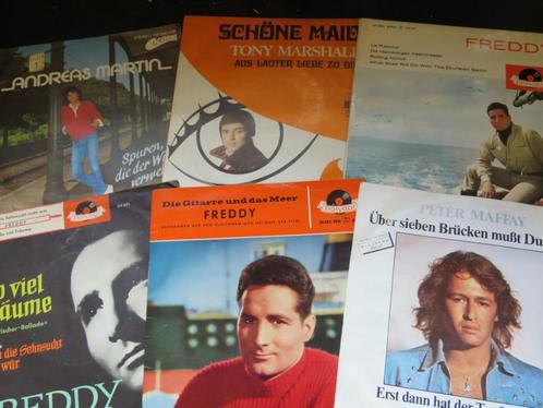 LOT 16 x 7"  VINYL / DUITSE POP SCHLAGER MUZIEK 45 RPM, Cd's en Dvd's, Vinyl | Pop, Gebruikt, 1960 tot 1980, Overige formaten