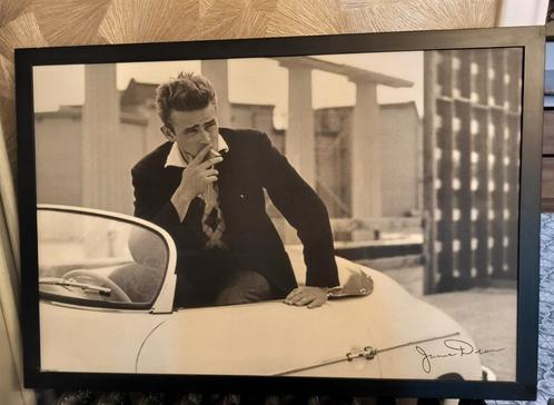 James Dean poster – gesigneerd en ingelijst, Verzamelen, Posters, Ophalen