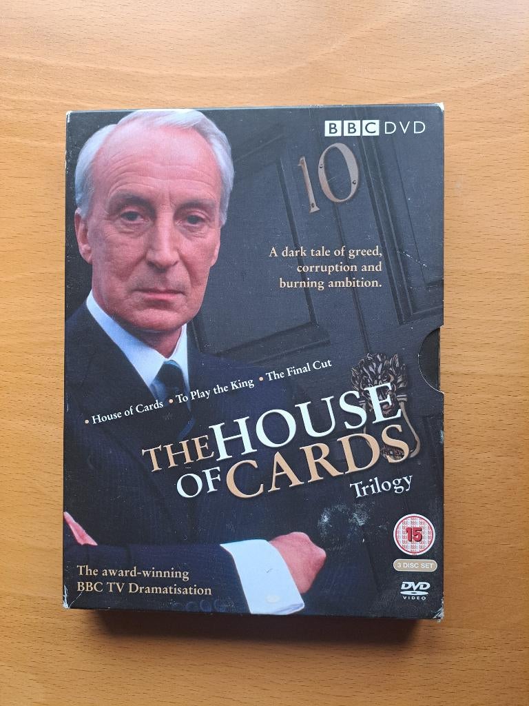 HOUSE OF CARDS - intégrale coffret Trilogie- BBC, Cd's en Dvd's, Ophalen of Verzenden, Gebruikt, Thriller, Boxset