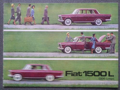 Fiat 1500 L Brochure, Boeken, Auto's | Folders en Tijdschriften, Verzenden