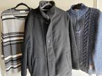 Winterjas heren - GRATIS pull en shirt, Verzenden, Gedragen, Maat 52/54 (L), Zwart
