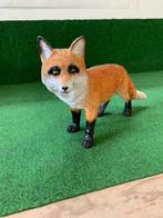 Vos staand deco groot levensecht groot, Tuin en Terras, Ophalen of Verzenden, Nieuw, Kunststof, Dierenbeeld
