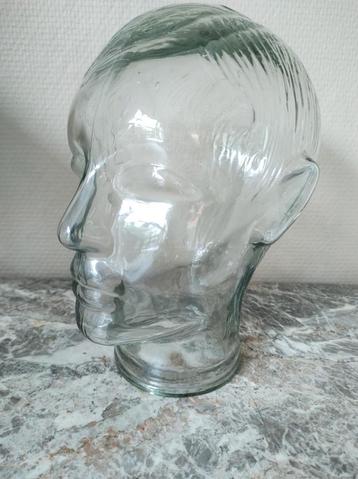 Glazen vintage hoofd