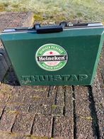 Tapkraan heineken in koffer, Verzamelen, Biermerken, Ophalen, Zo goed als nieuw, Heineken