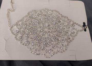 Grote strassarmband voor arm en armband met ring! beschikbaar voor biedingen