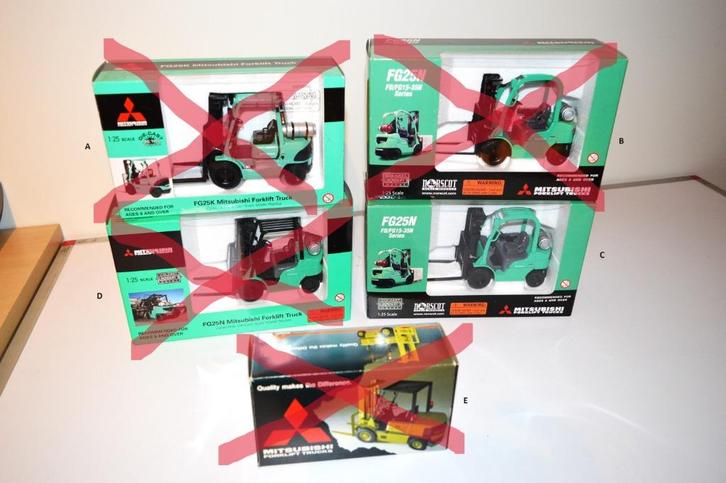 Vorklift schaalmodellen ( deel 2 ), Hobby en Vrije tijd, Modelauto's | 1:24, Nieuw, Overige typen, Overige merken, Ophalen of Verzenden