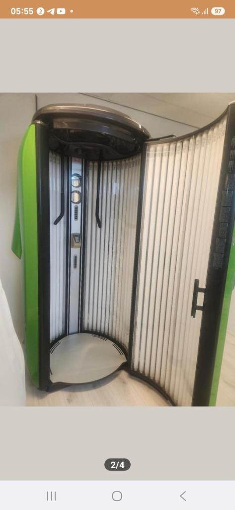 Zonnebank, Elektronische apparatuur, Zonnebanken en Gezichtsbruiners, Zo goed als nieuw, Overige modellen, 15 lampen of meer, Ophalen