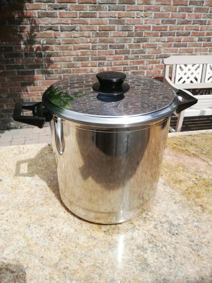Grote Kookpot Sitram, Huis en Inrichting, Keuken | Potten en Pannen, Gebruikt, Inox, Ophalen of Verzenden