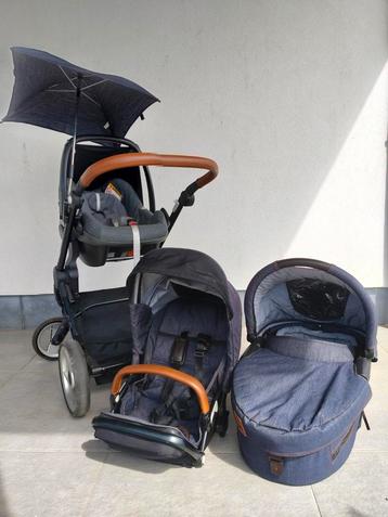 Mutsy Evo buggy + Draagmand + maxi cosi, Enlèvement, Comme neuf, Mutsy