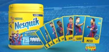 F.C. Barcelona Nesquik Cards 2017 - Panini stickers à éch/ve
