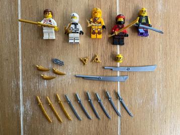 Minifigures et armes Lego Ninjago