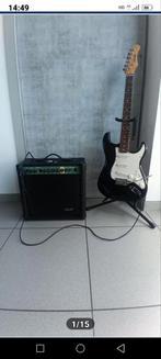 electrische gitaar en versterker merk Stagg 40 Watt rev, Muziek en Instrumenten, Snaarinstrumenten | Gitaren | Elektrisch, Ophalen