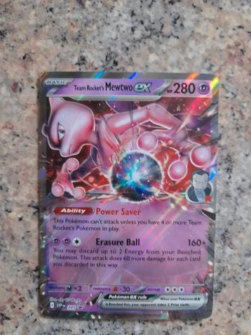 Team Rocket's Mewtwo ex promo svp 205  beschikbaar voor biedingen