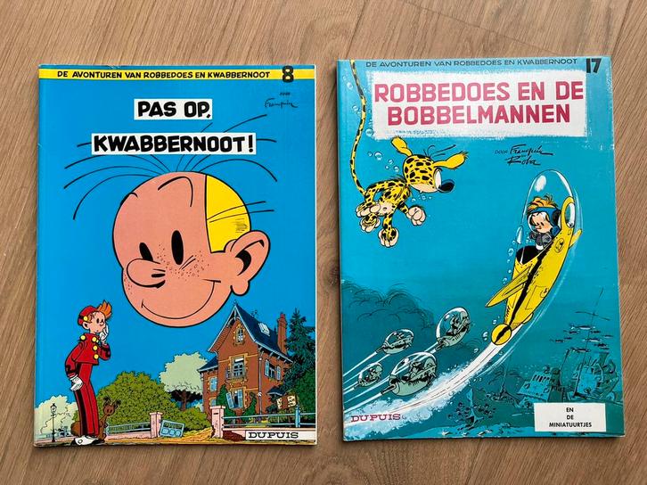 Strips van Robbedoes en Kwabbernoot, Livres, BD, Utilisé, Plusieurs BD, Enlèvement