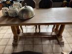 Massief eiken tafel met stoelen, Ophalen