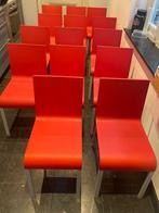 Vitra .03 MVS niet stapelbaar 14 stuks, Ophalen, Gebruikt, Rood, Metaal